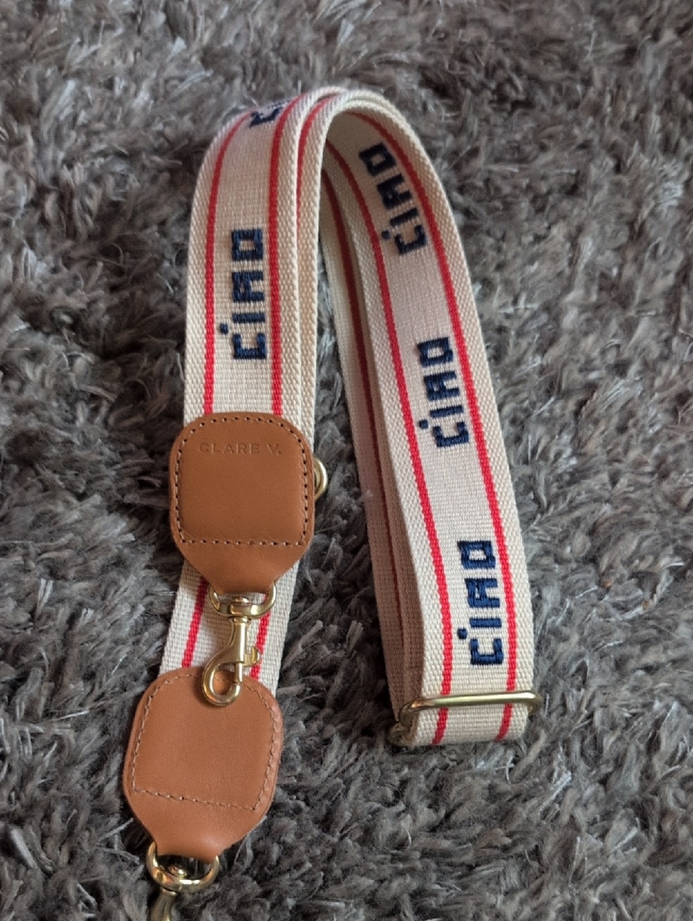 Clare V. Adjustable Webbing Ciao Strap